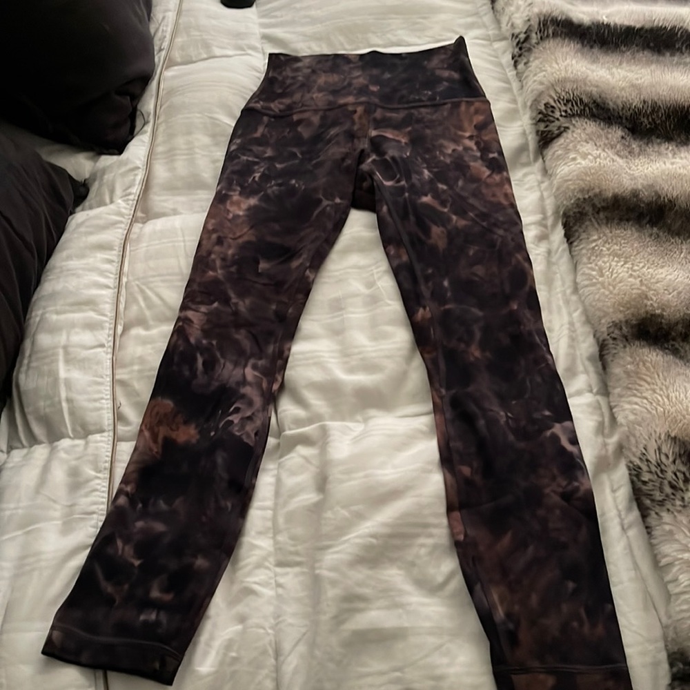 Lululemon align pant Tye dye size 4